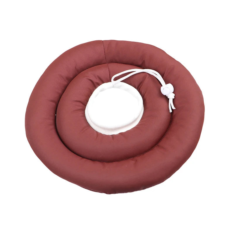 Soft Pet Recovery Collar – Cotton Elizabethan Neck Cone for Dogs & Cats – Anti-Scratch, Anti-Lick Wound Healing Headgear