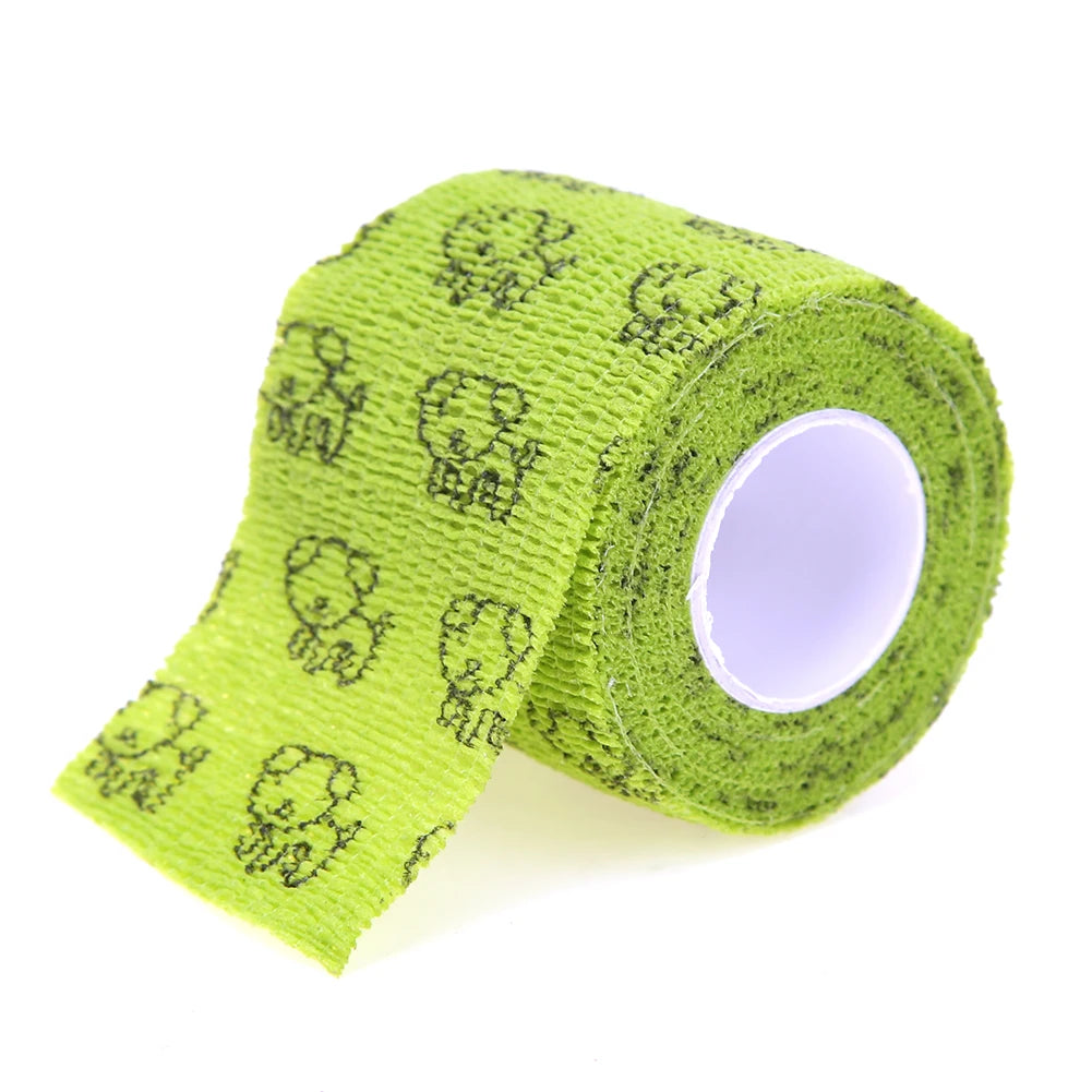 5Pcs Self-Adhesive Bandage Wrap for Dogs – Elastic First Aid Pet Leg Protector, Vet Tape Wrap (Green)