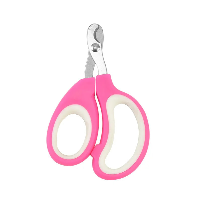 Pet Nail Scissors – Half Moon Stainless Steel Clippers for Cats, Dogs & Small Pets