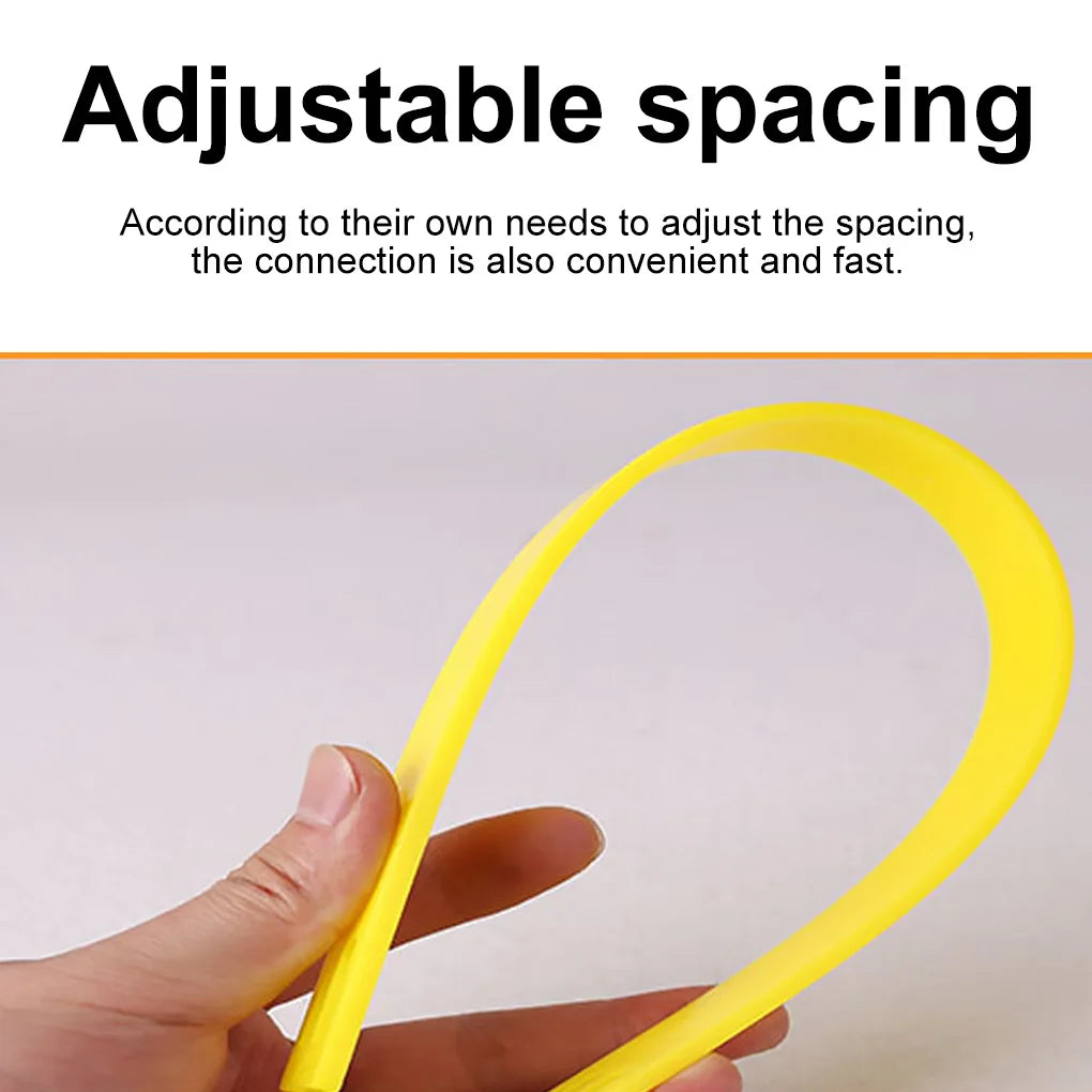 Agility Speed Ladder Nylon Straps Marking Discs Exerciser Resistance Drag Parachutes Sports Running Warm-Up Training Ladder Tool