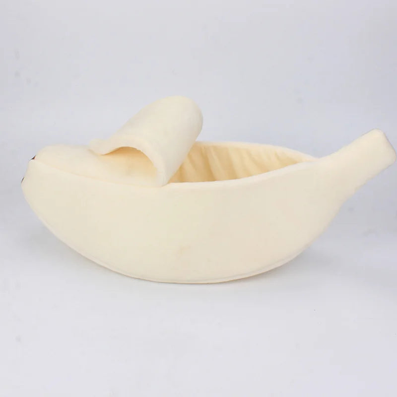 Funny Banana Cat Bed – Cozy, Cute, Warm & Portable Cat House and Dog Cushion