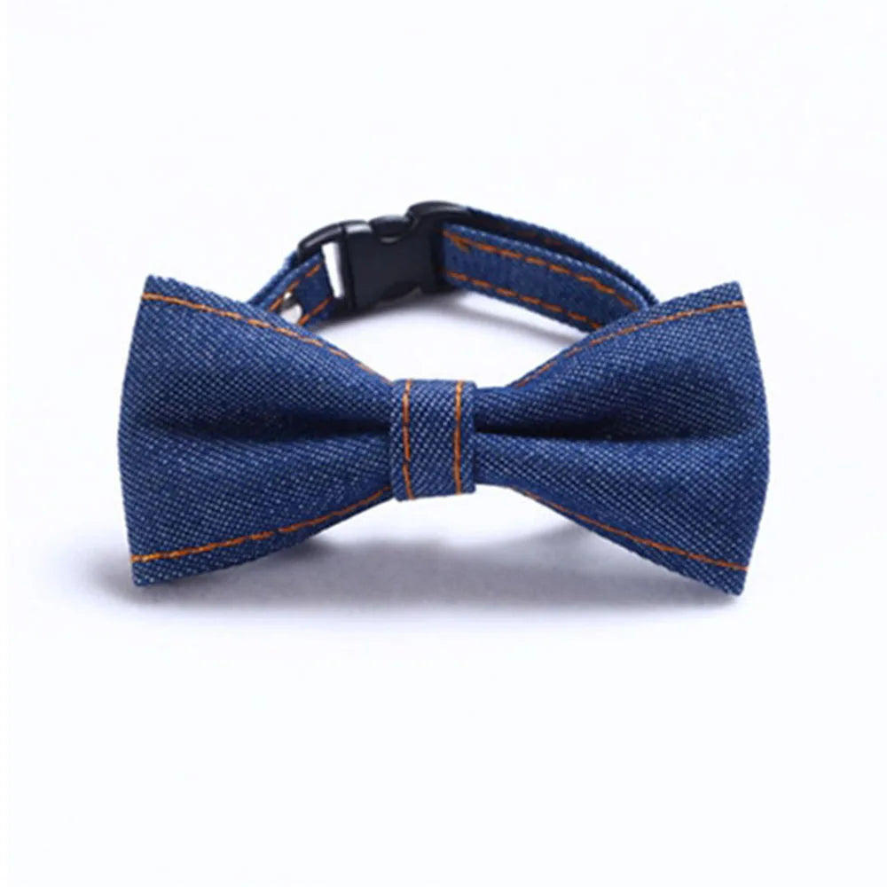 Adjustable Pet Bow Tie – Formal Breakaway Neck Tie Collar for Small Dogs & Cats