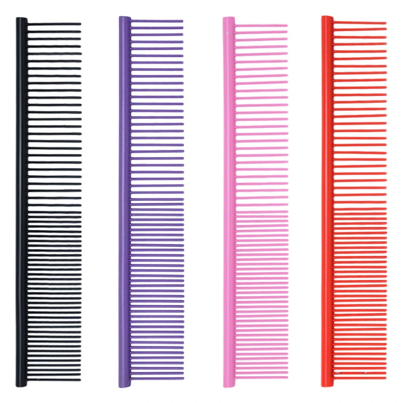 Meisha Stainless Steel Pet Grooming Comb – Professional Deshedding Brush for Dogs & Cats