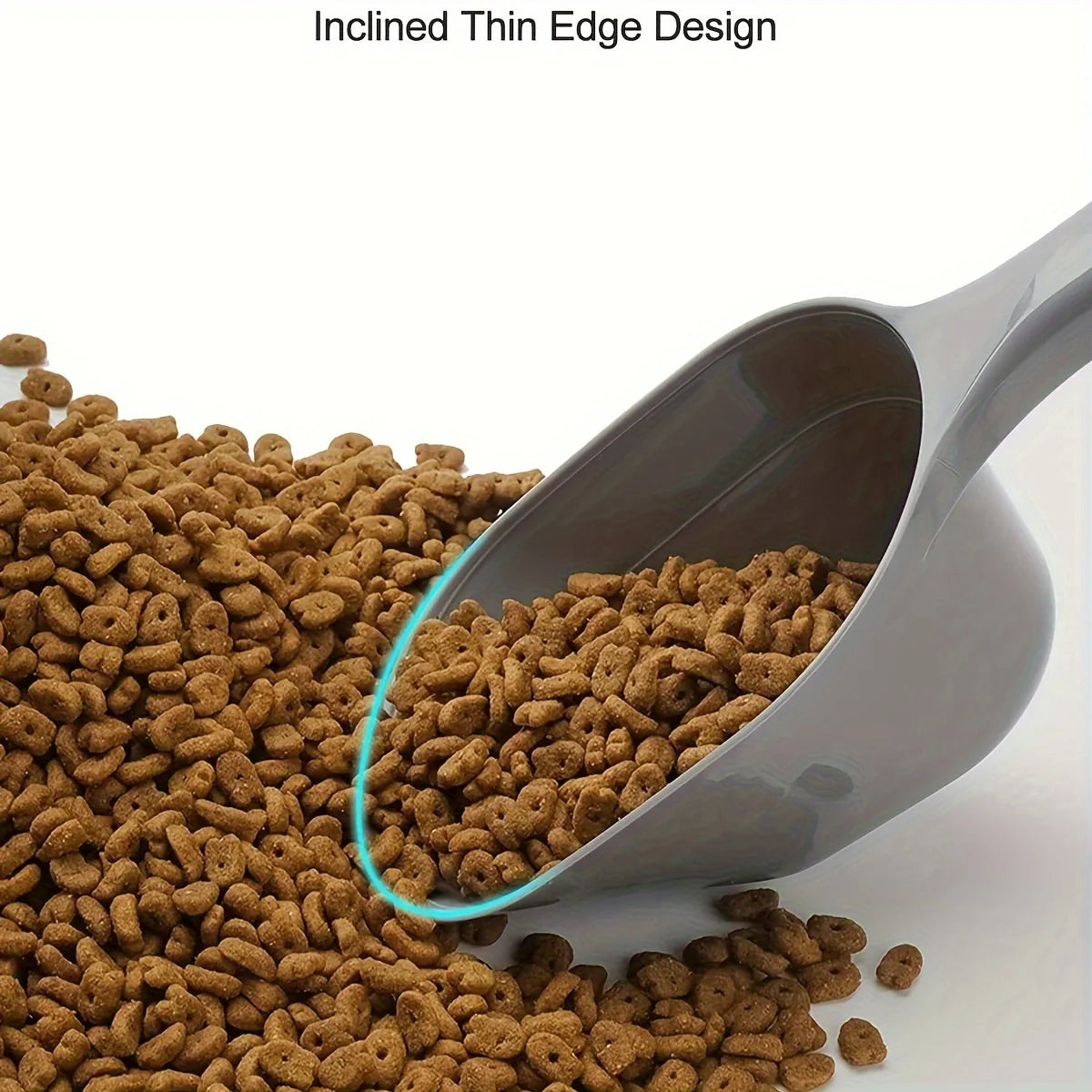 Pet Feeding Shovel Large Capacity Plastic Cat & Dog Food Scoop – Multifunctional Deep Pet Food Spoon