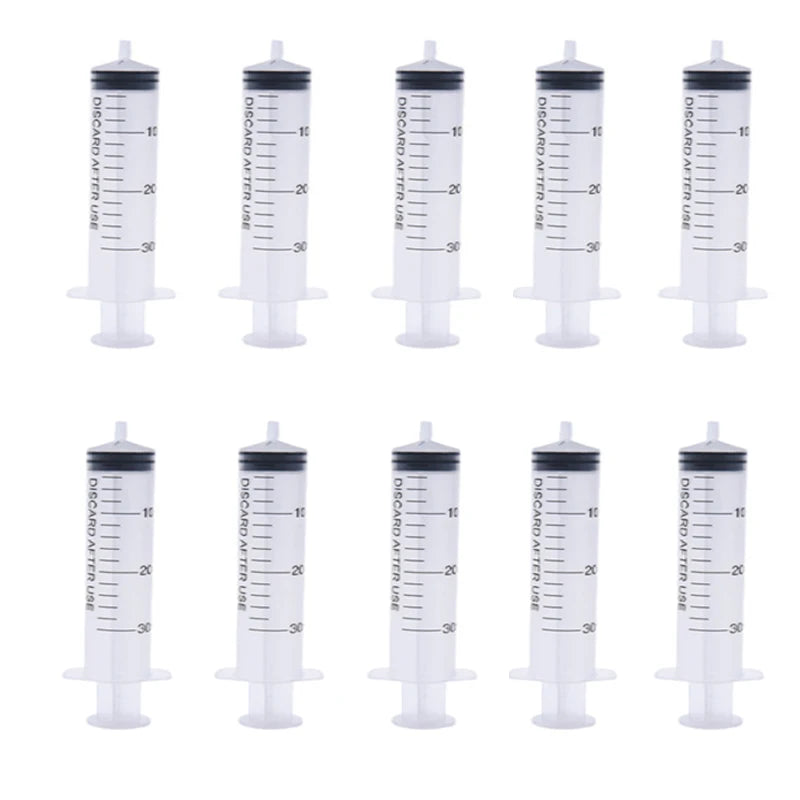 2-20Pcs Plastic Reusable Syringe (1ml-10ml) – Hydroponics, Measuring, Kitchen Tool
