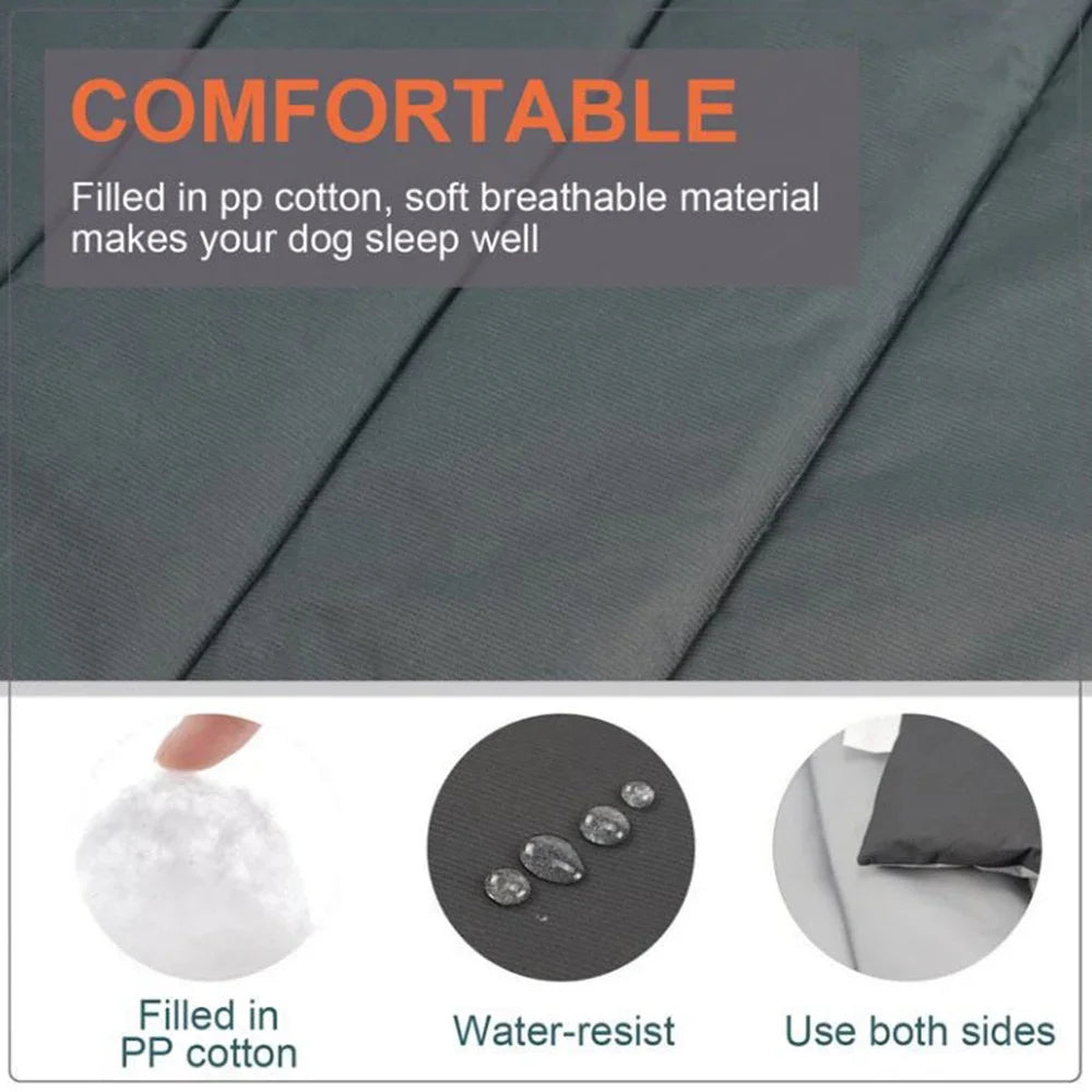 Portable Waterproof Pet Mat for Dogs & Cats – Outdoor Travel Bed with Storage Bag