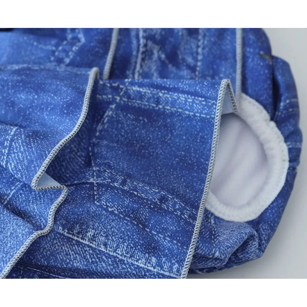 Reusable Female Dog Diapers – Washable, Highly Absorbent Doggie Diaper Shorts for Girl Dogs in Heat & Incontinence