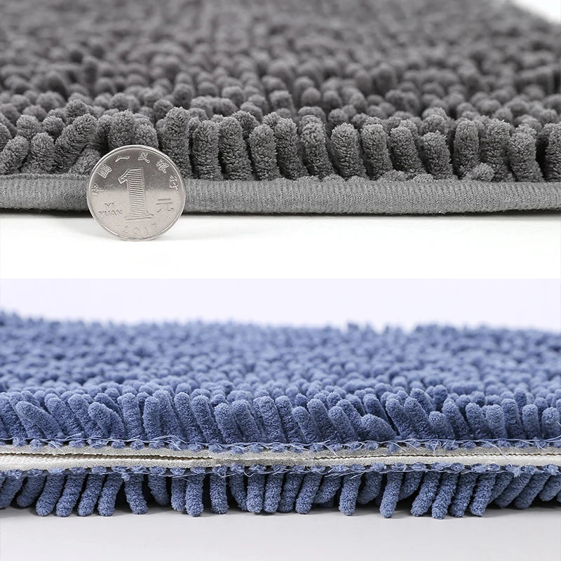 Chenille Plush Pet Mat – Soft Absorbent Dog & Cat Bed Pad, Cozy Seat Cushion for Crates, Bathroom & Pet Lounging