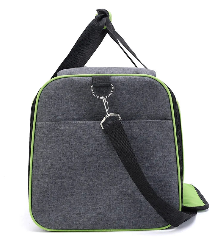 Foldable Expandable Cat Carrier Bag – Large Capacity, Breathable Travel Handbag for Cats & Small Dogs