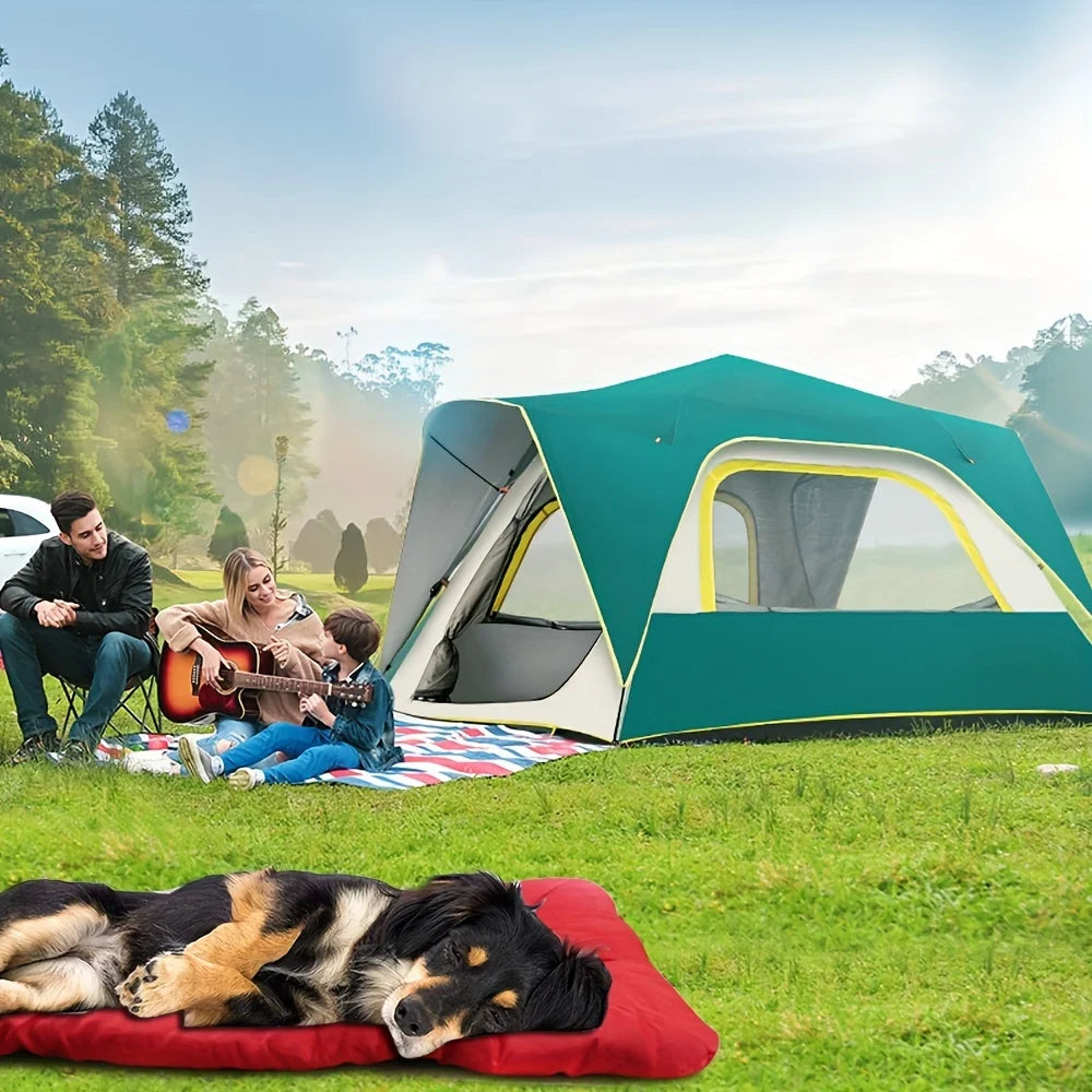 Waterproof Anti-Slip Pet Bed Cushion – Washable Outdoor Dog Mattress Pad