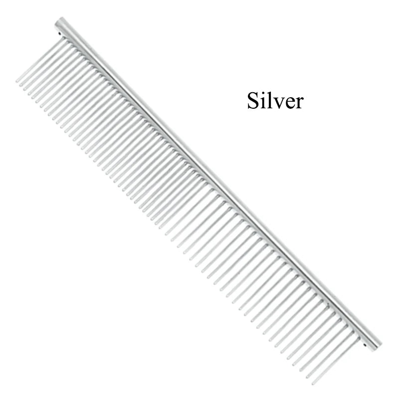 Meisha Stainless Steel Pet Grooming Comb – Professional Deshedding Brush for Dogs & Cats