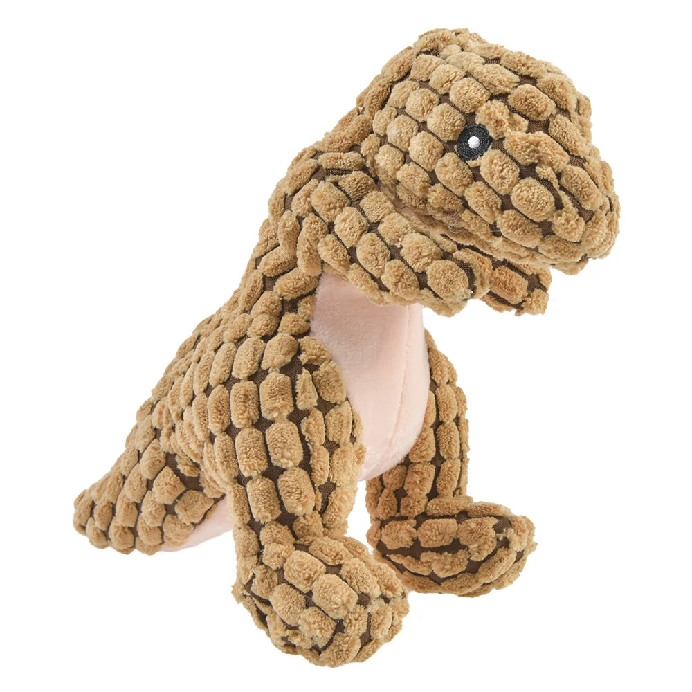 Plush Dinosaur Chew Toy – Soft Interactive Toy for Cats & Small Dogs
