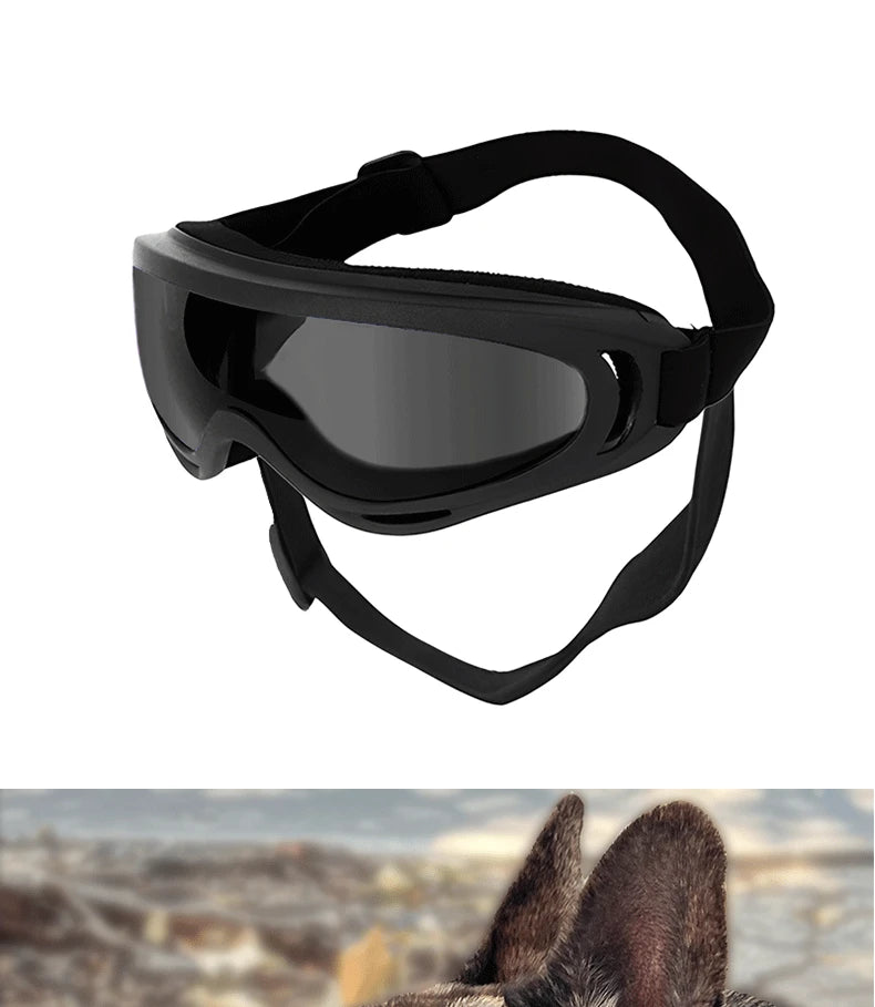 Dog Goggles – UV-Protective Windproof Sunglasses for Large Dogs