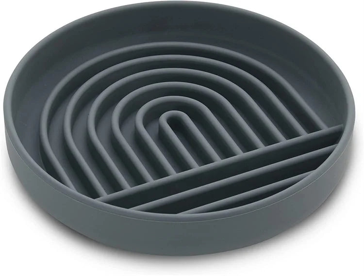 Slow Feeder Pet Bowl – Anti-Slip & Anti-Choking for Cats & Puppies 🐾🍽️