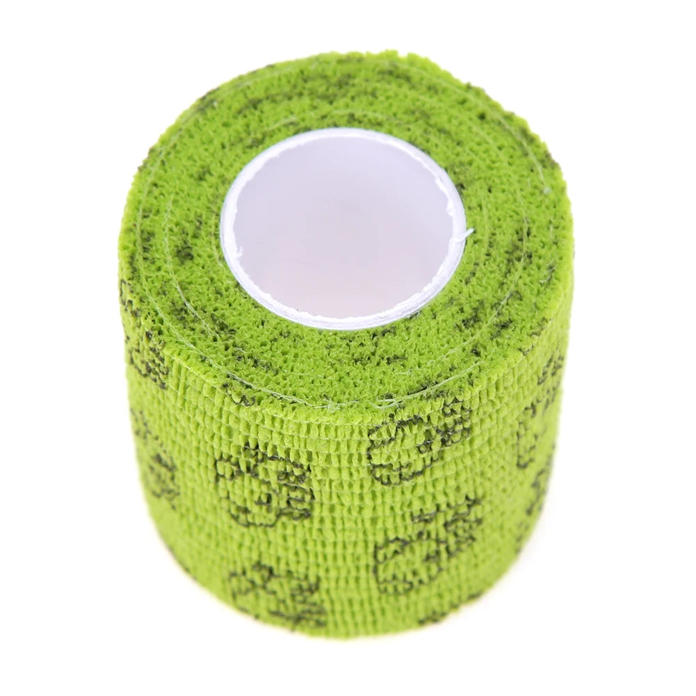 5Pcs Self-Adhesive Bandage Wrap for Dogs – Elastic First Aid Pet Leg Protector, Vet Tape Wrap (Green)