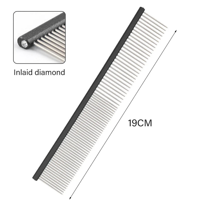Light Aluminum Pet Grooming Comb – 6 Colors Available