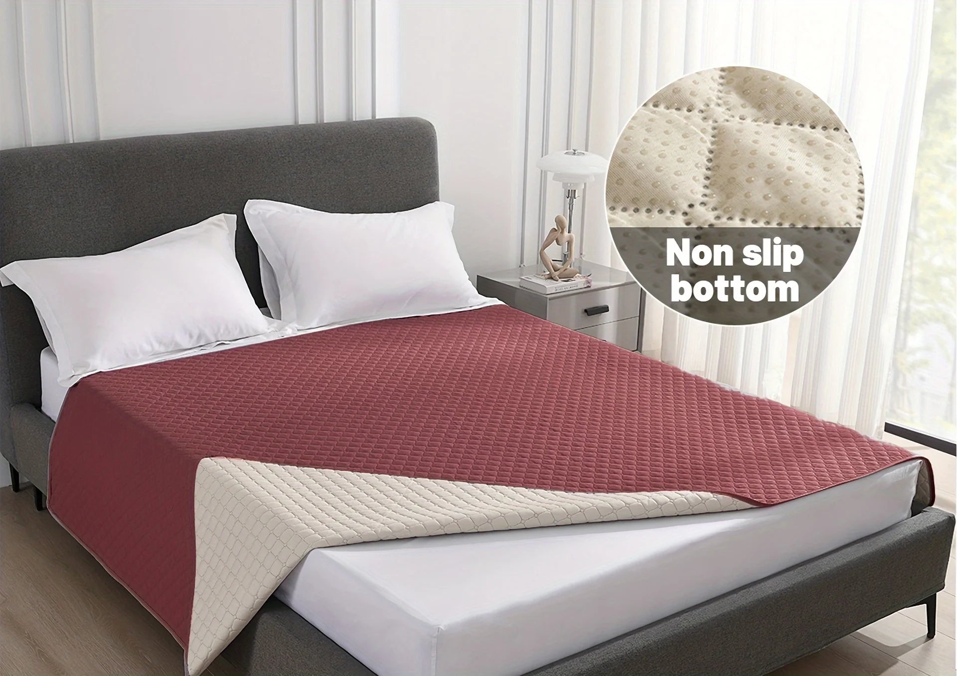 Anti-Leaking & Non-Slip Dog Bed Cover