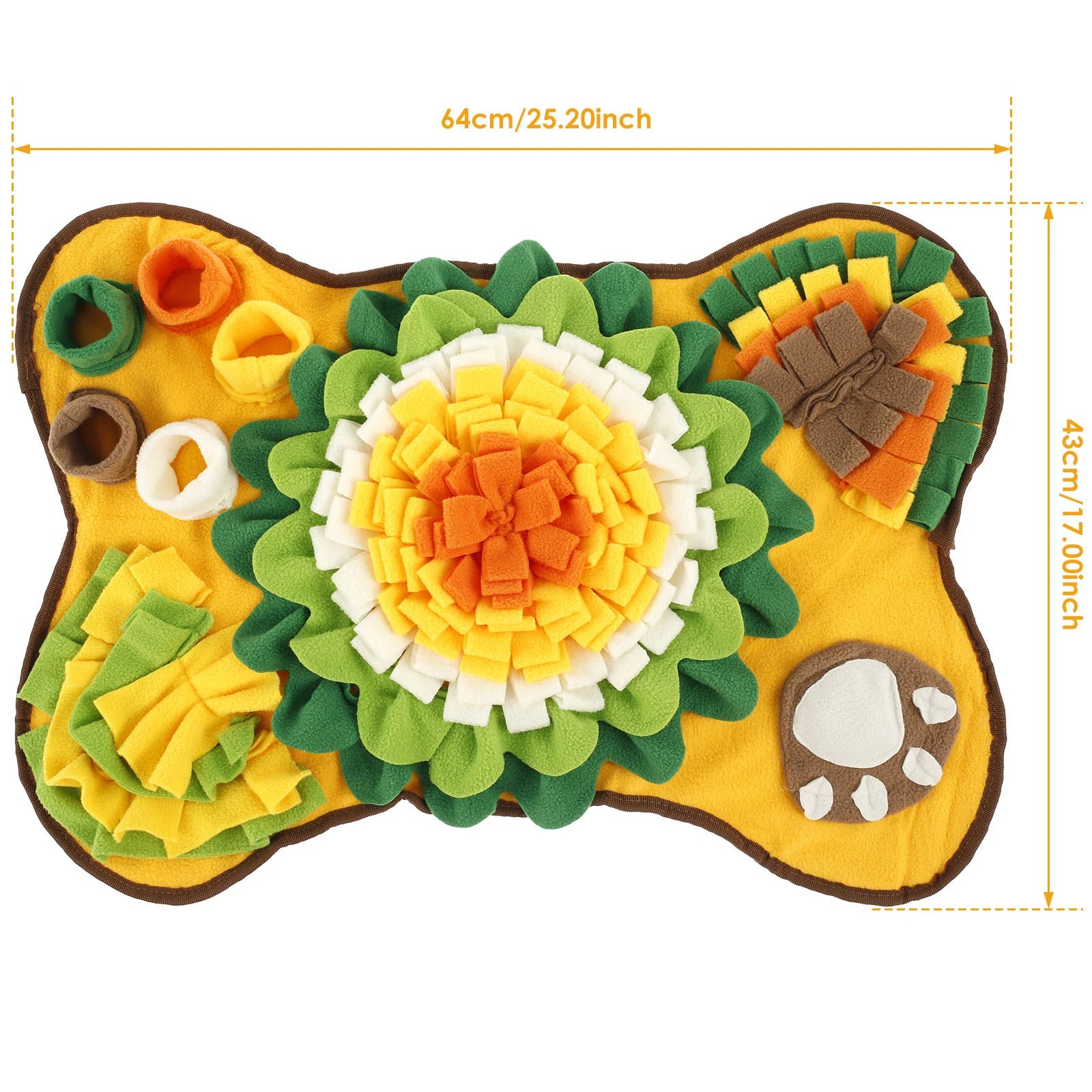 Dog Snuffle Mat – Interactive Feeding & Training Toy 🐶🌿