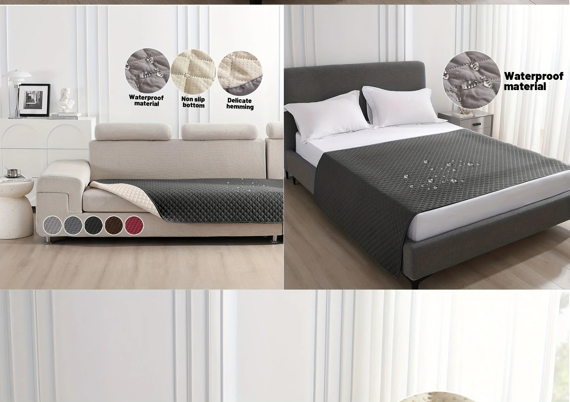 Anti-Leaking & Non-Slip Dog Bed Cover