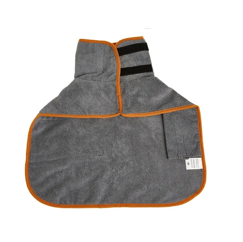 Pet Bathrobe Adjustable Towel – Super Fast-Drying Moisture Robe for Dogs (Large, Medium, Small)