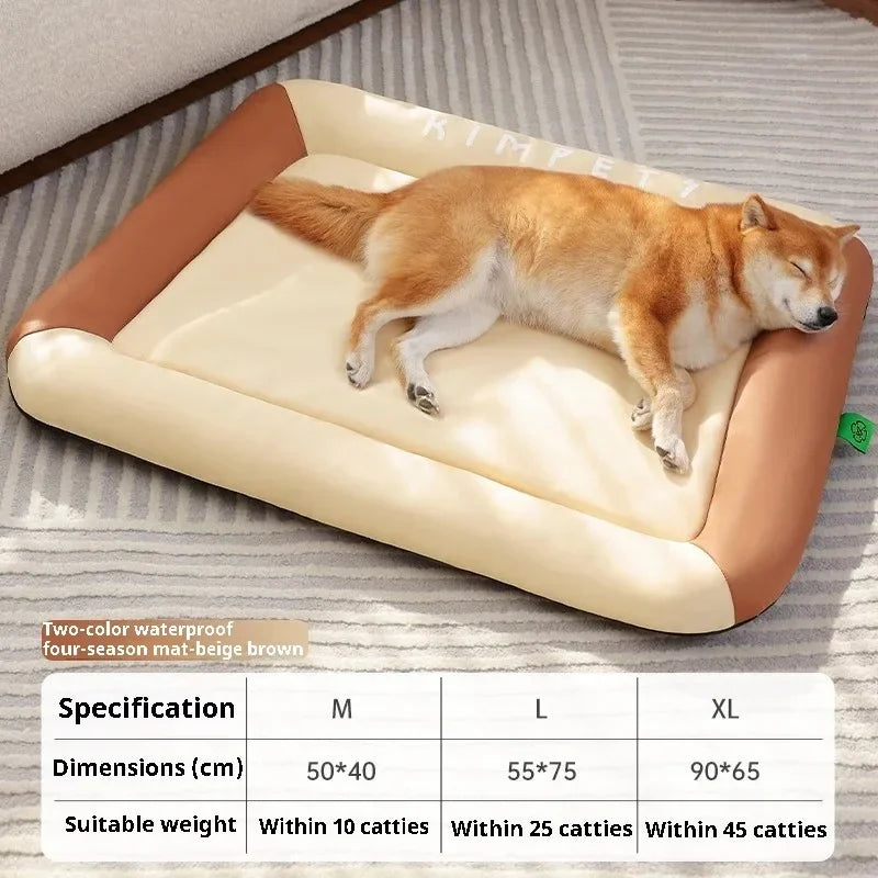 Summer Cooling Pet Bed – Breathable Blanket Cushion for Small & Medium Dogs and Cats