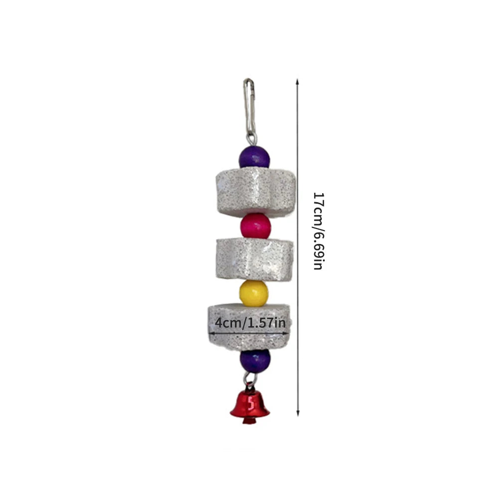 Volcanic Rock Chew Toy – Teeth Grinding Toy for Parrots & Hamsters