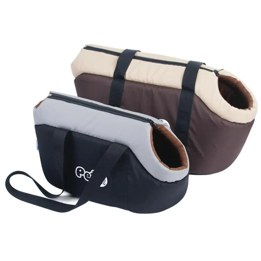 Soft-Sided Pet Carrier Bag – Breathable Travel Tote with Adjustable Strap & Interior Pad for Cats and Small Dogs