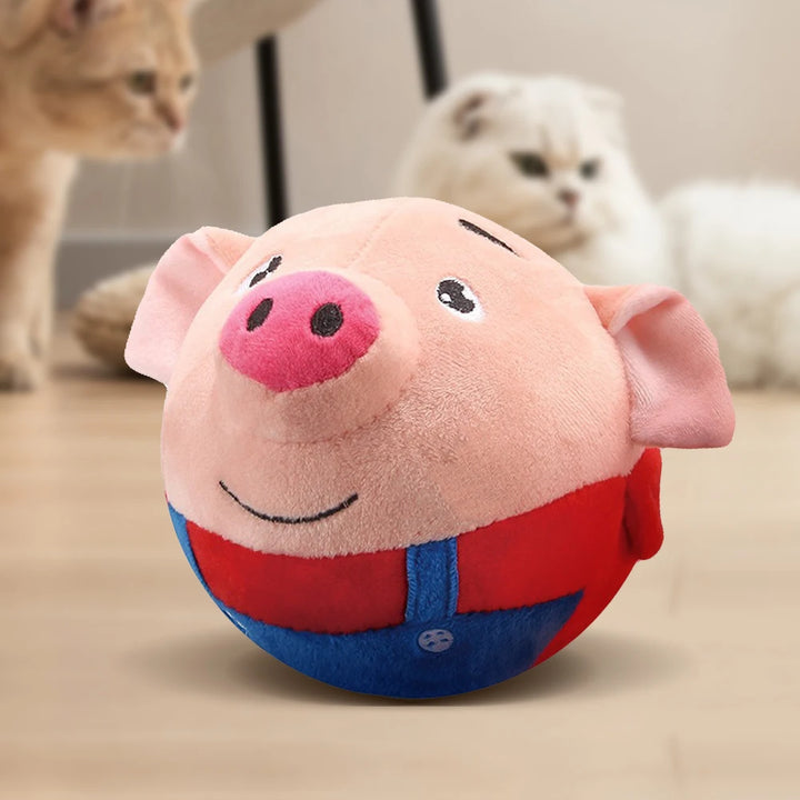 Automatic Plush Bouncing Dog Toy – Interactive Squeaky Fun 🧸🐾