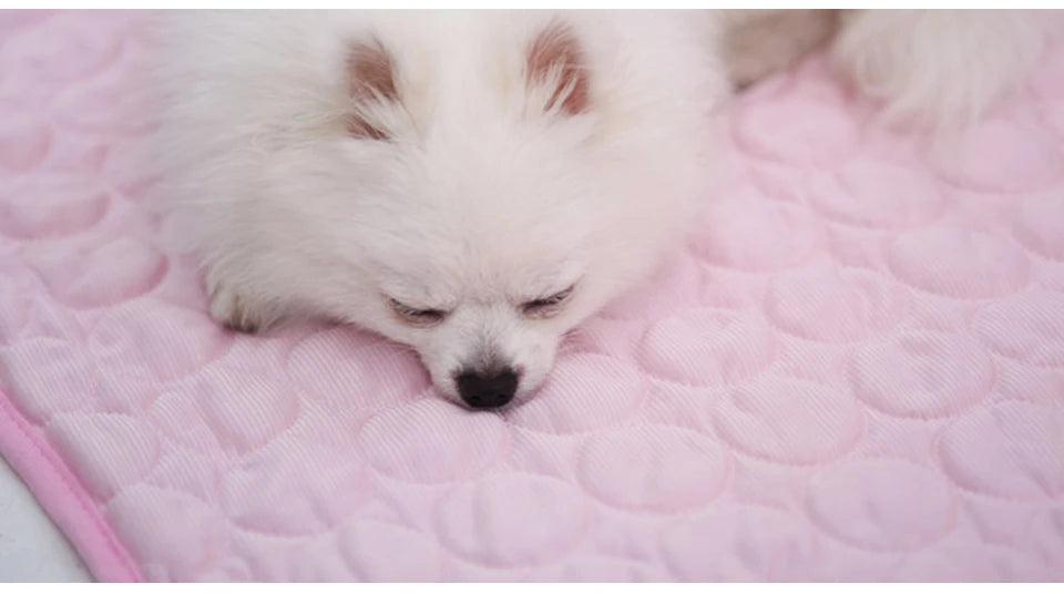 DualPet Cooling Pad for Dogs & Cats – Washable Summer Gel Ice Mat for Small to Large Pets, Cool Mattress Blanket
