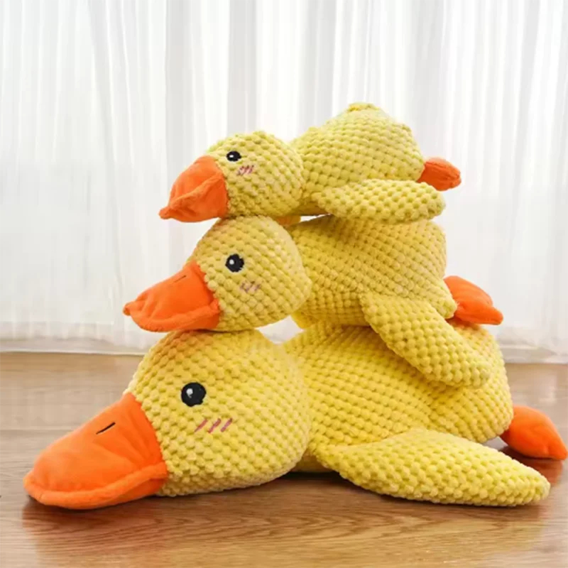 Stomping Duck Plush Dog Toy – Bite-Resistant Chew Toy for Large Dogs