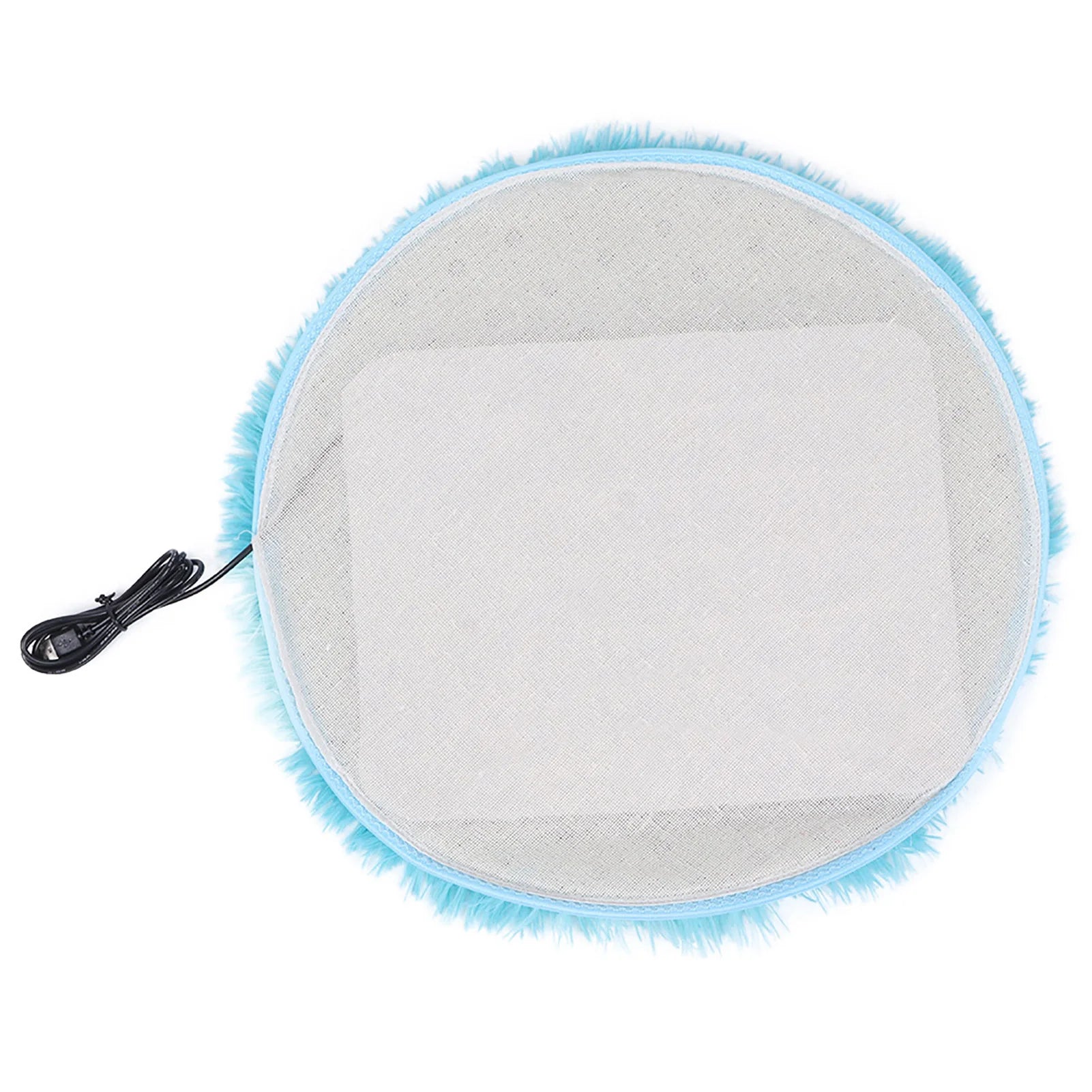 USB Heated Cat Plush Mat – Soft Electric Heating Pad for Cats & Small Dogs, Four Seasons Warm Pet Blanket