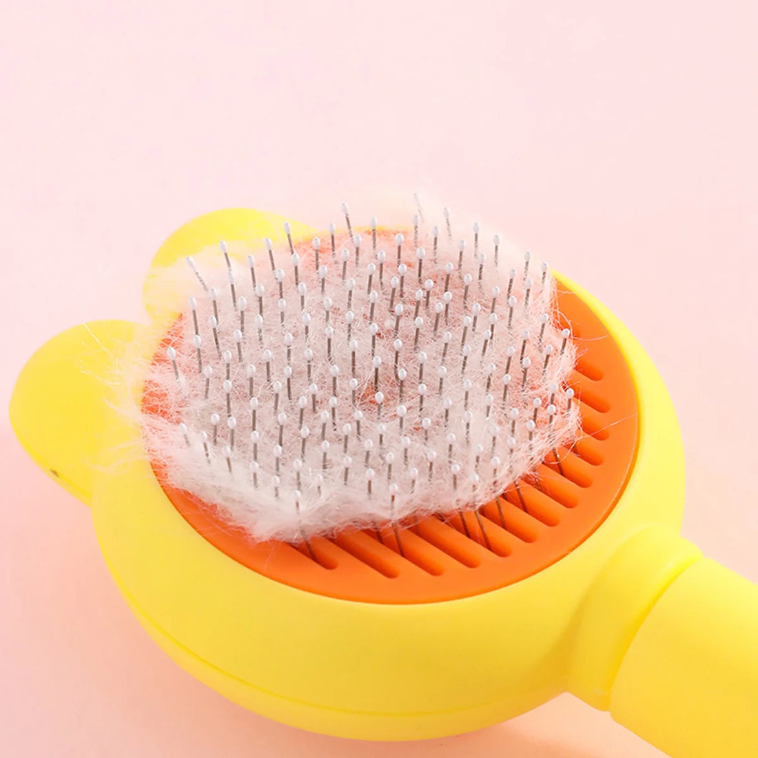 🐾 2025 Cat Comb – One-Click Deep Cleaning Stainless Steel Grooming Tool