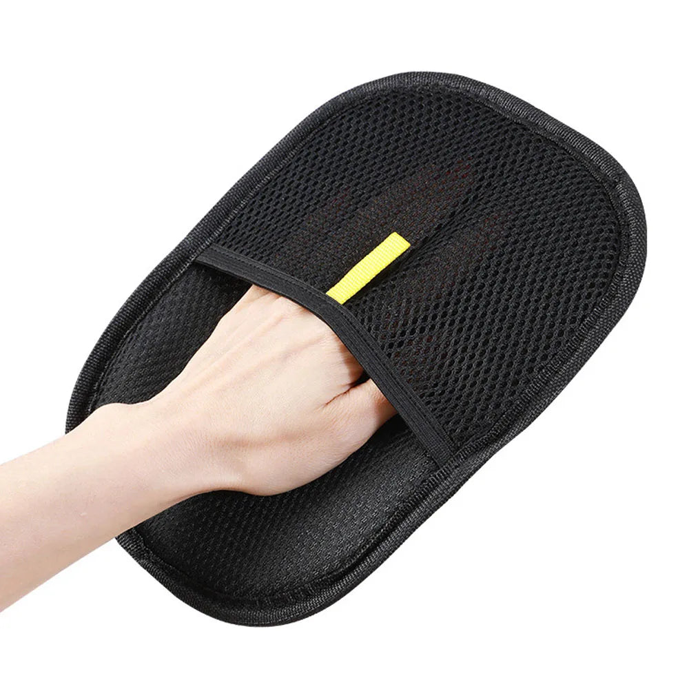 Pet Grooming Gloves 🐾 Hair Remover for Sofa, Carpet & Clothes
