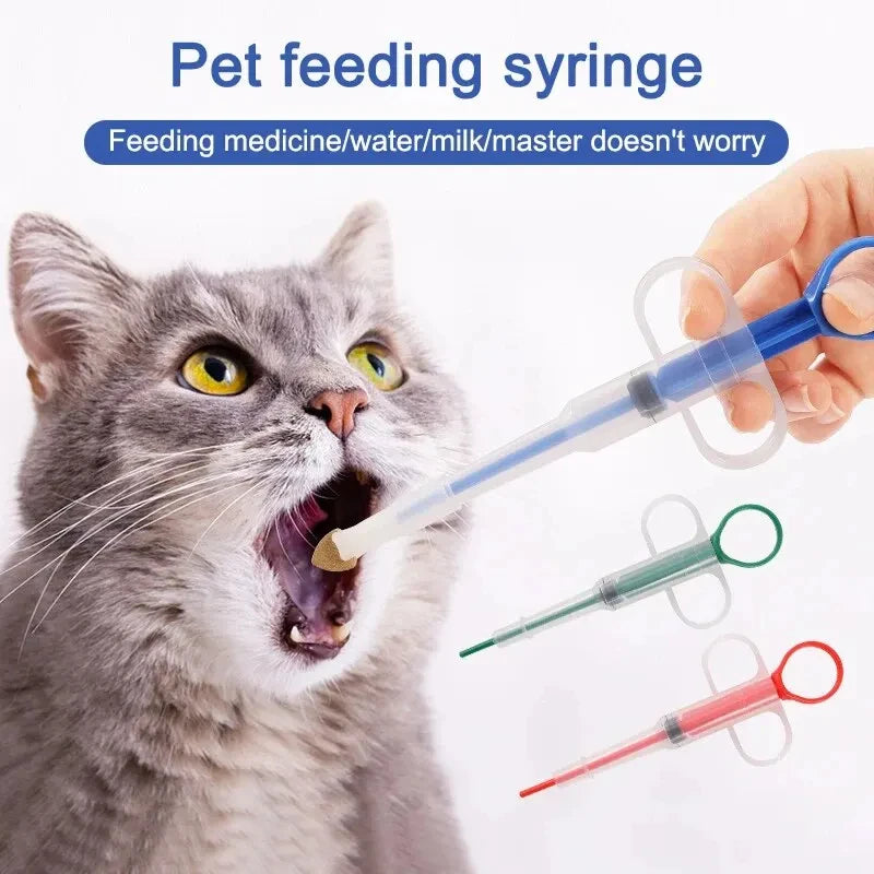 Silicone Pet Medicine Feeder – Tablet & Liquid Dispenser for Dogs & Cats