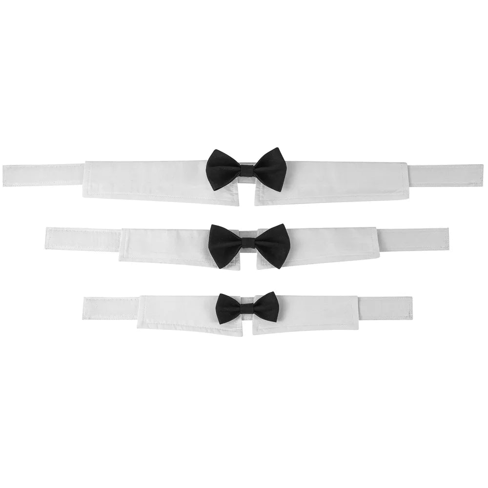 🎩 Sucado Adjustable Dog & Cat Formal Necktie – Tuxedo Bow Tie Collar for Weddings, Parties & Holidays 🐾💐