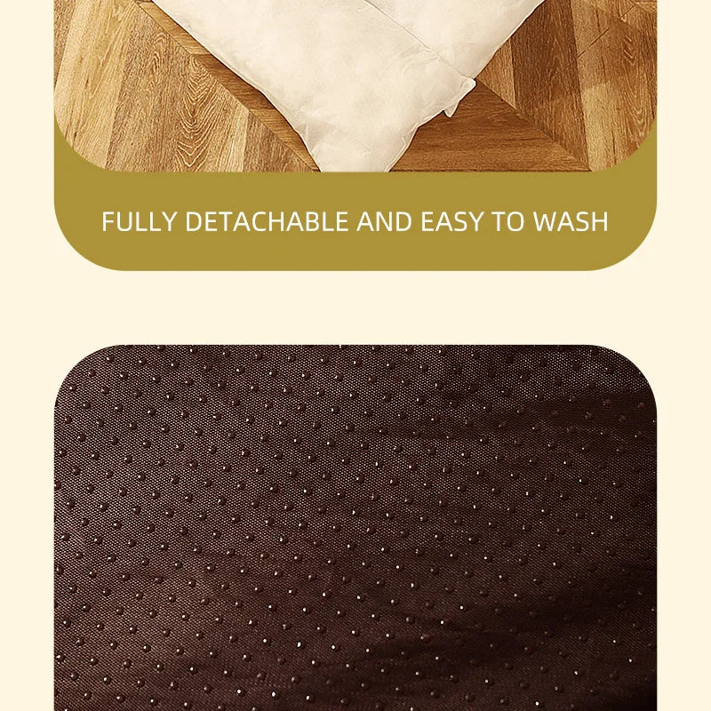 HOOPET Warm Dog Sleeping Bed – Soft Fleece Detachable Blanket Cushion for Small, Medium & Large Dogs