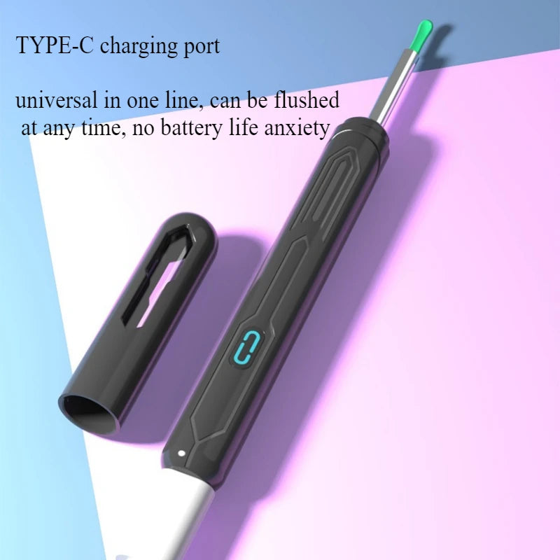 HD Ear Cleaner with Camera – NK3 Otoscope Wax Removal Tool Set with USB-C Charging & Endoscope for Ear Cleaning