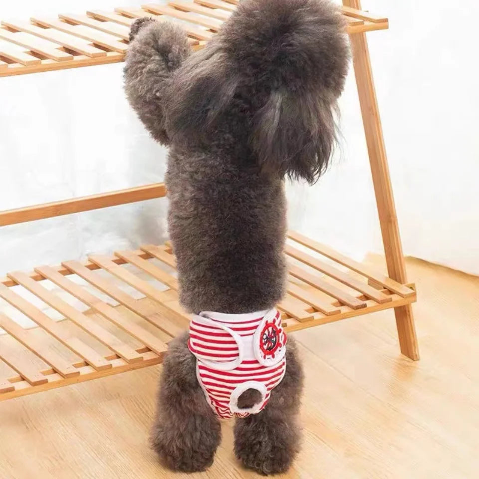 Washable Dog Diaper Shorts – Female Sanitary Panties for Menstruation