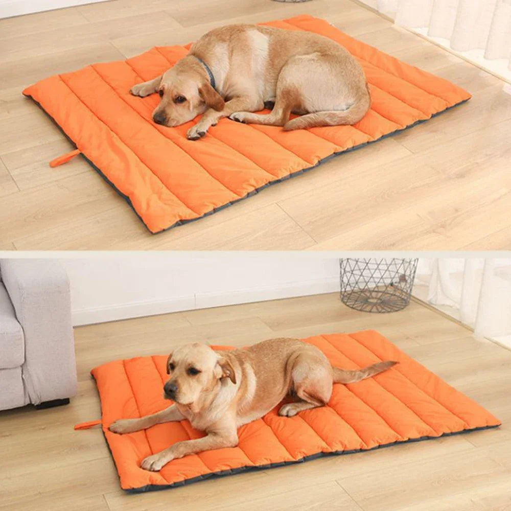 Portable Waterproof Pet Mat for Dogs & Cats – Outdoor Travel Bed with Storage Bag