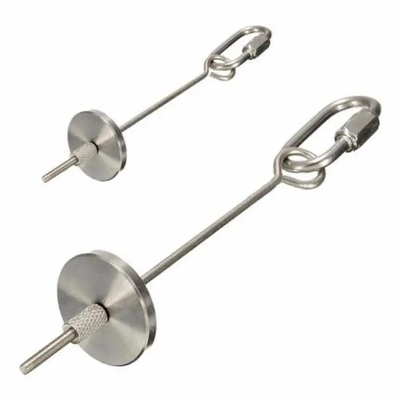 Stainless Steel Bird Toy Skewer – Fruit & Veggie Hanging Holder for Parrots and Small Animals