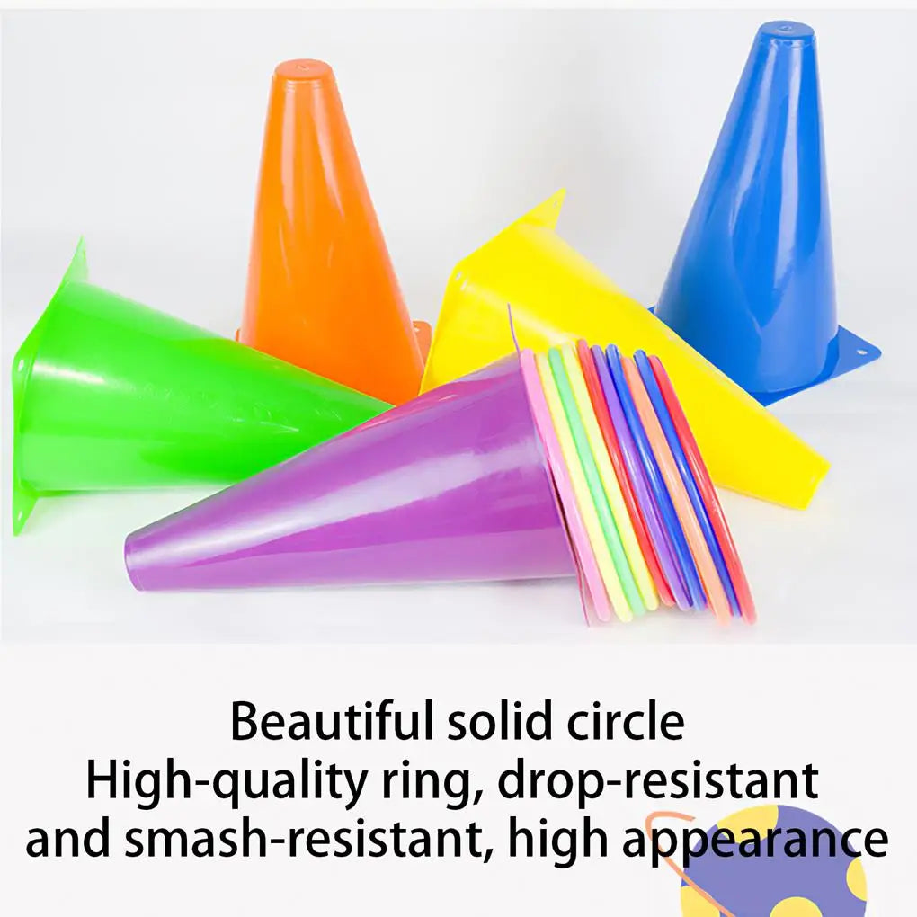 Agility Speed Ladder Nylon Straps Marking Discs Exerciser Resistance Drag Parachutes Sports Running Warm-Up Training Ladder Tool