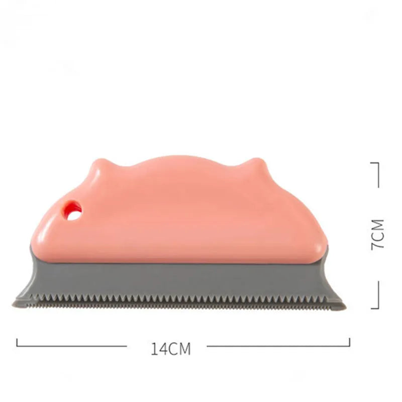 Silicone Cat Brush – Pet Hair Remover & Massage Grooming Tool for Cats and Dogs