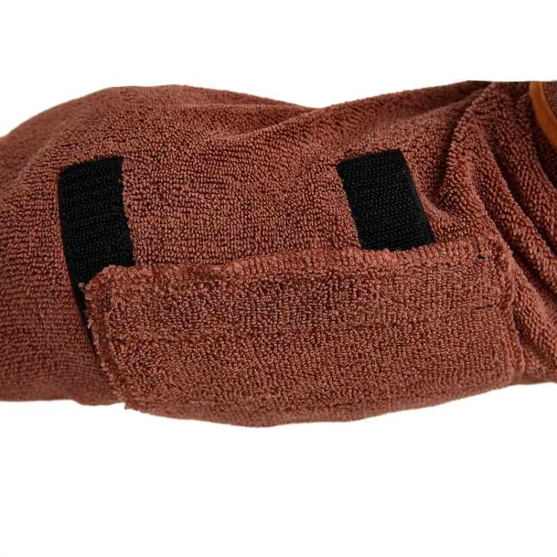 Pet Bathrobe Adjustable Towel – Super Fast-Drying Moisture Robe for Dogs (Large, Medium, Small)