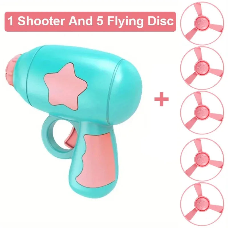 Interactive Mini Flying Disc Shooter Cat Toy – Pet Training & Chasing Game