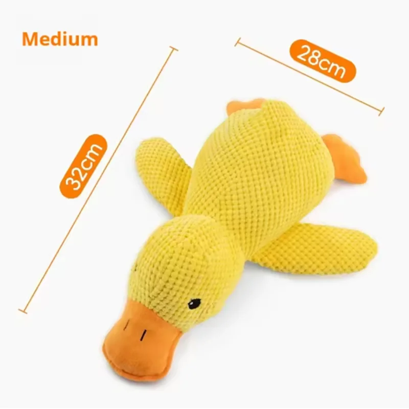 Stomping Duck Plush Dog Toy – Bite-Resistant Chew Toy for Large Dogs