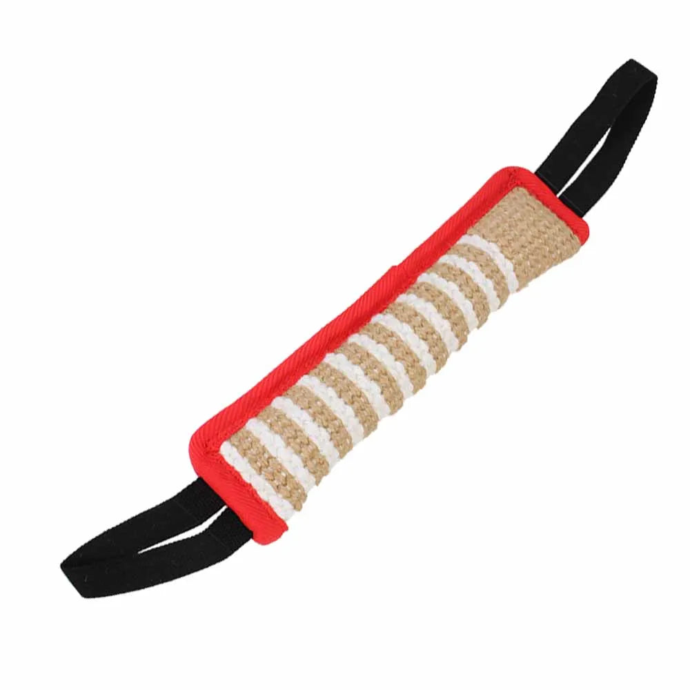 Durable Dog Bite Training Tug Toy with Dual Rope Handles – Chew-Resistant Dog Bite Pillow for Obedience & Agility Training