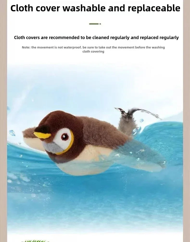 Rechargeable Flying Bird Cat Toy – Chirping & Flapping