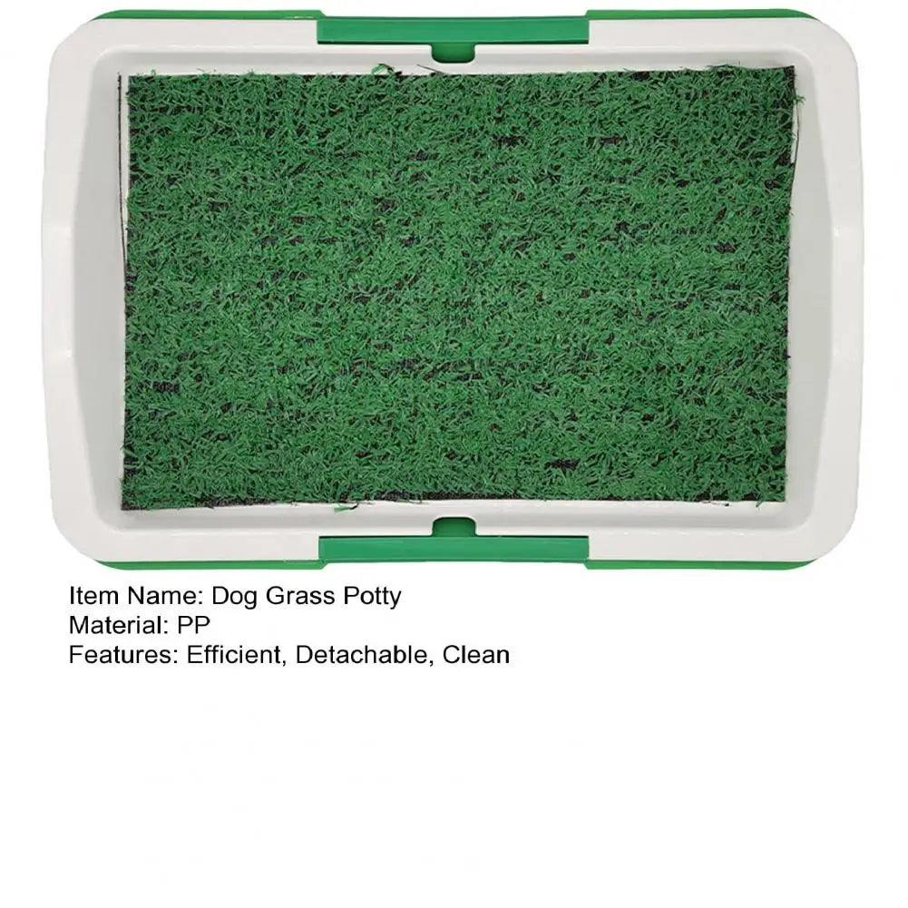 Portable Dog Grass Pee Pad – Reusable Pet Potty Training Mat for Indoor/Outdoor Use
