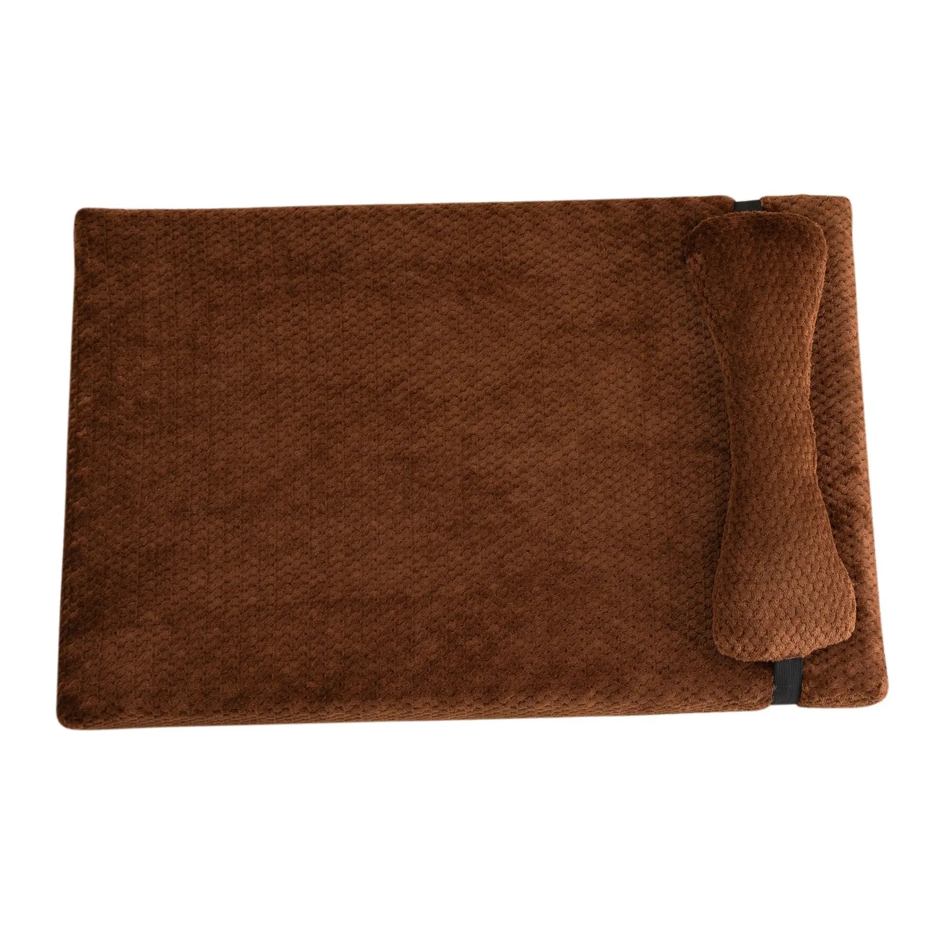 Warm Calming Dog Bed with Pillow