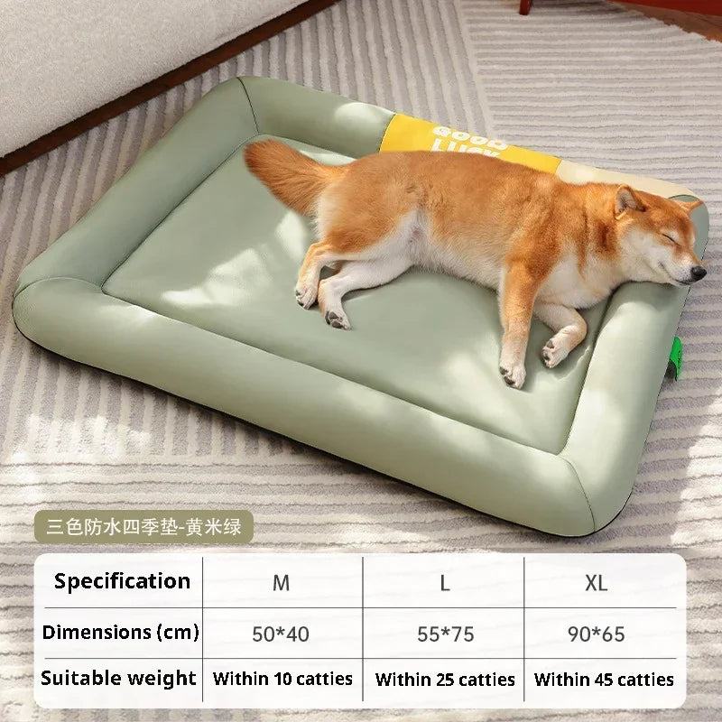 Summer Cooling Pet Bed – Breathable Blanket Cushion for Small & Medium Dogs and Cats